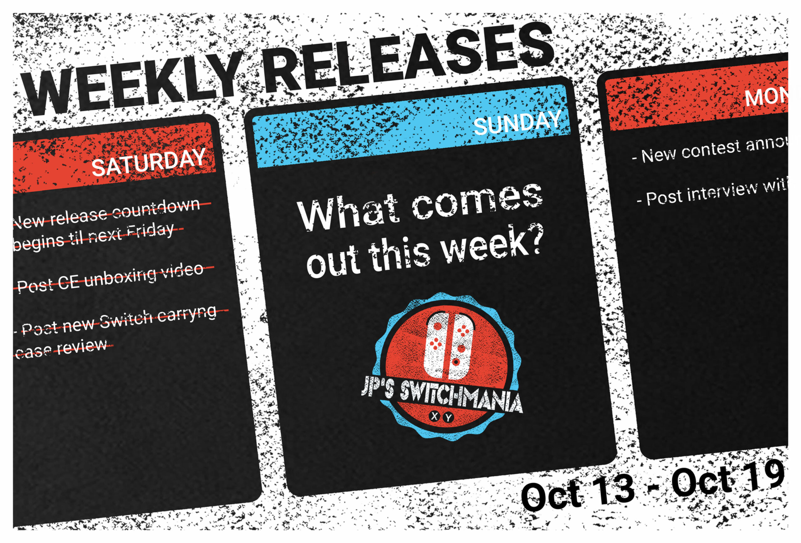 (Updated) Week of October 13th, 2019 Nintendo Switch Physical Releases & Limited Preorders