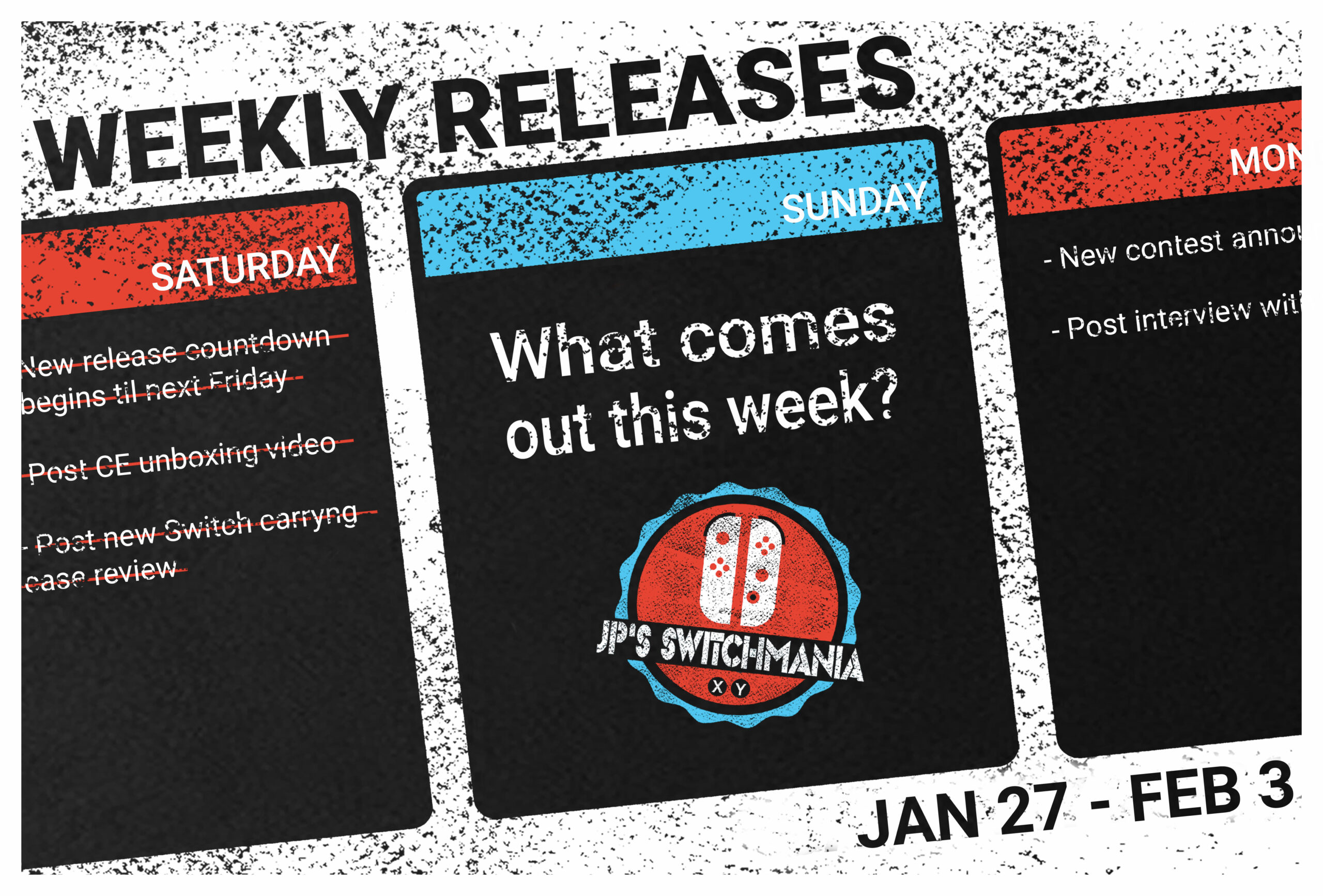 Week of January 27th, 2019 Nintendo Switch Physical Releases & Limited Preorders